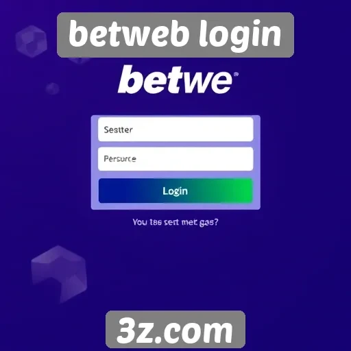 Acessibilidade e usabilidade do site Betweb Login