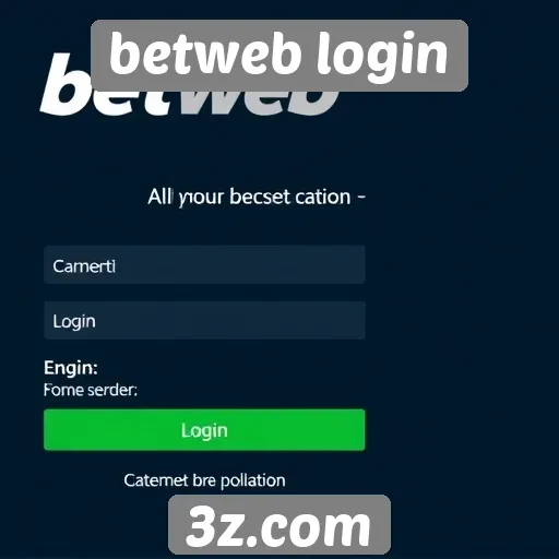 Introdução ao processo de login no site betweb